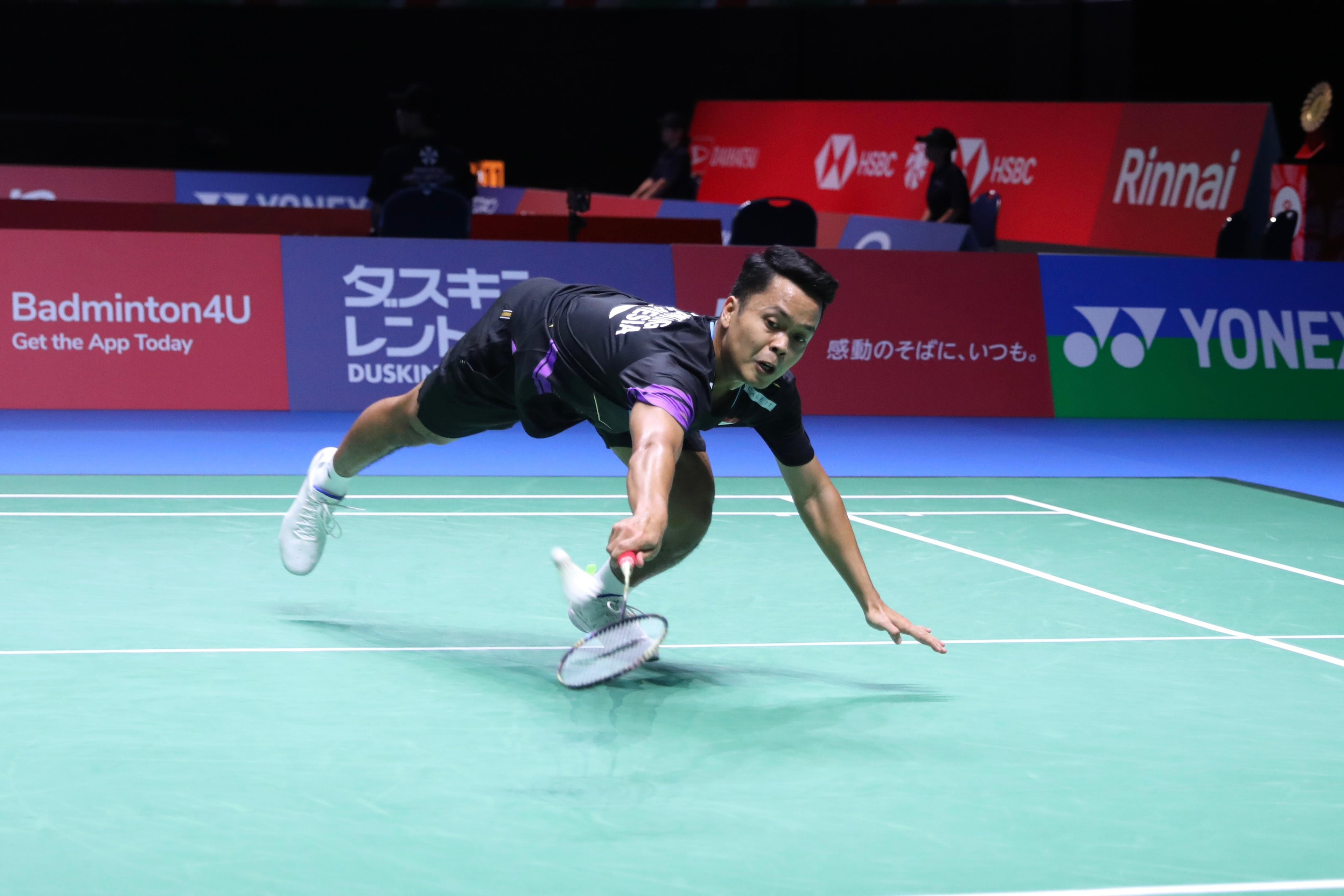 Jepang Terbuka: Anthony Ginting Mundur di Laga Perdana karena Cedera Engkel, Chico Melaju