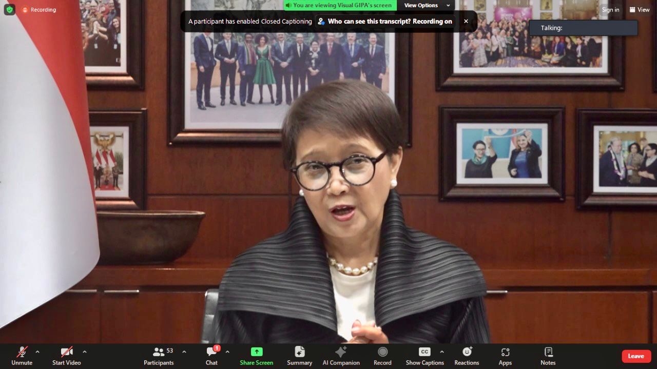 Menteri Retno Sebut Diaspora Kunci Sukses Indonesia Emas 2045