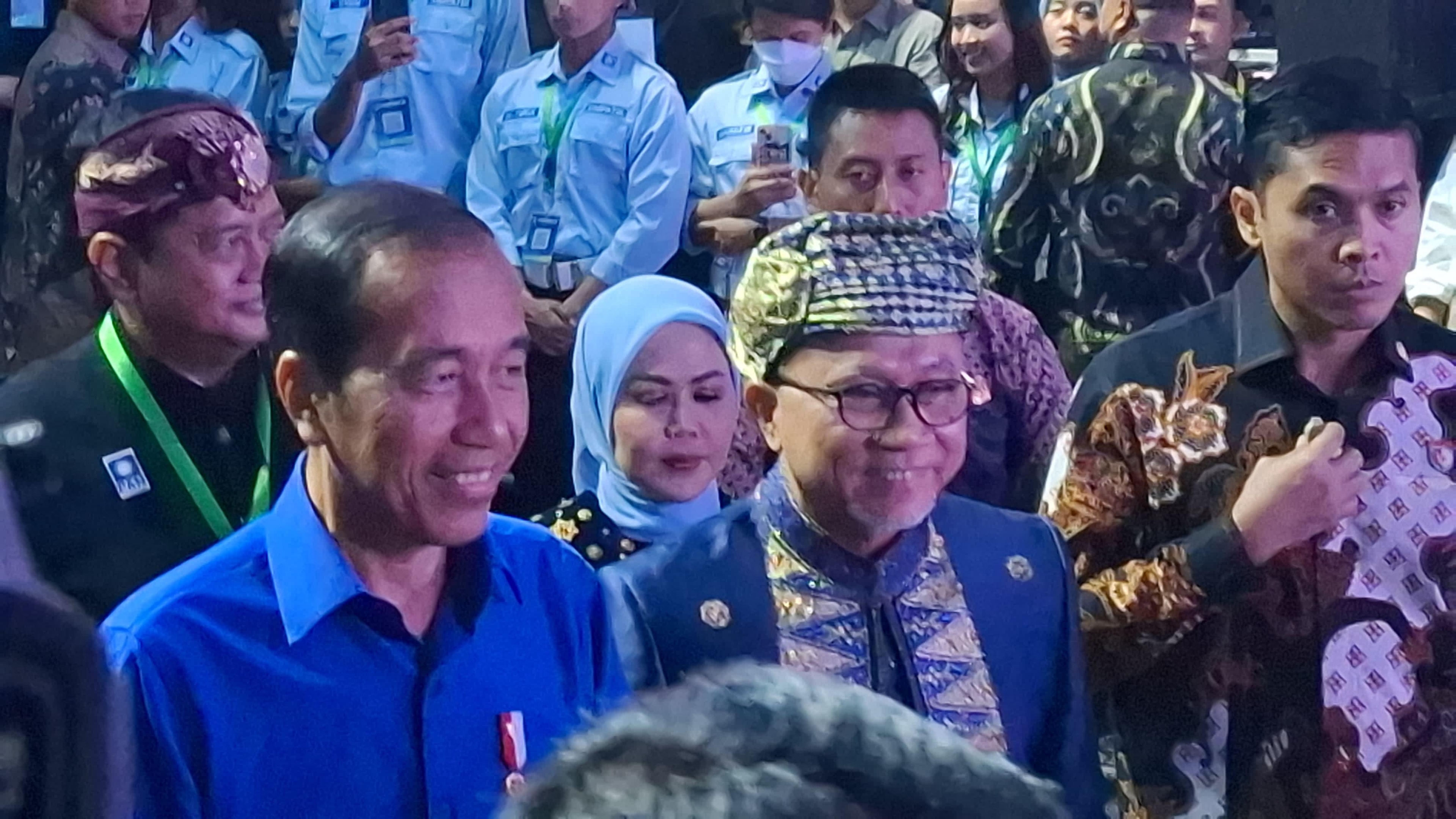 Jokowi, Gibran hingga Pimpinan Parpol Hadiri Pembukaan Kongres ke-6 PAN