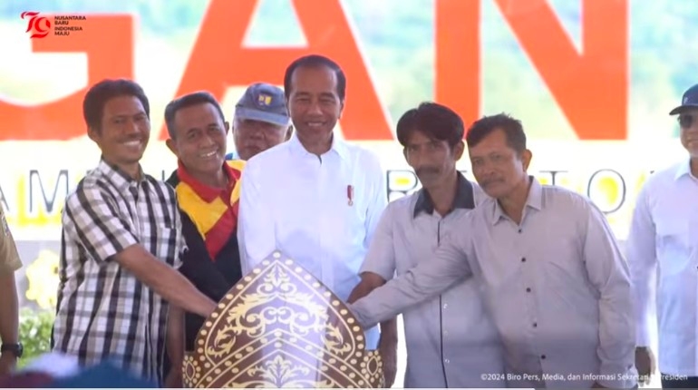 Jokowi Resmikan Bendungan Margatiga di Lampung Timur, Telan Anggaran Rp846 Miliar