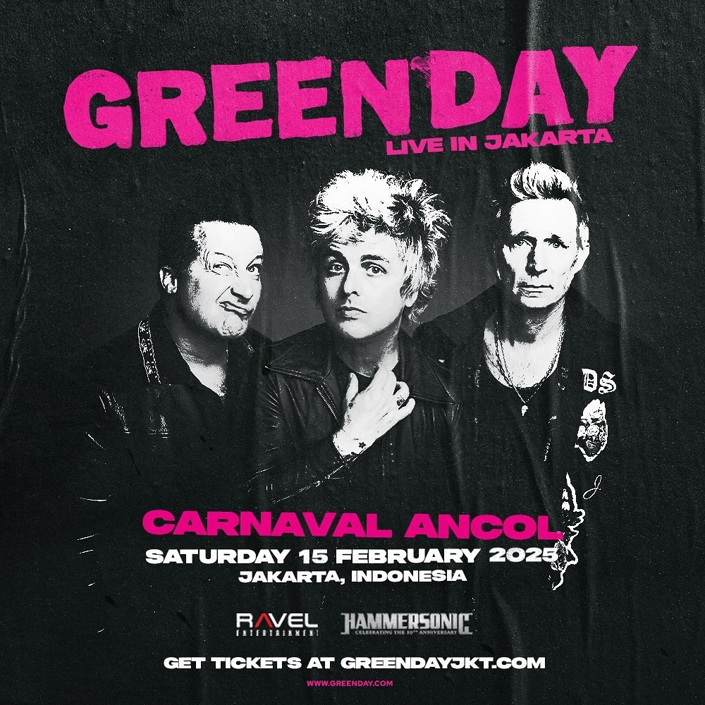 Jelang Konser di Jakarta 2025, Inilah Profil Personil Band Green Day