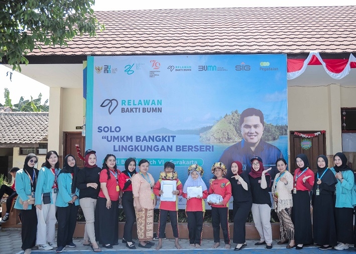 Pengabdian Relawan Bakti BUMN Batch VI di Surakarta