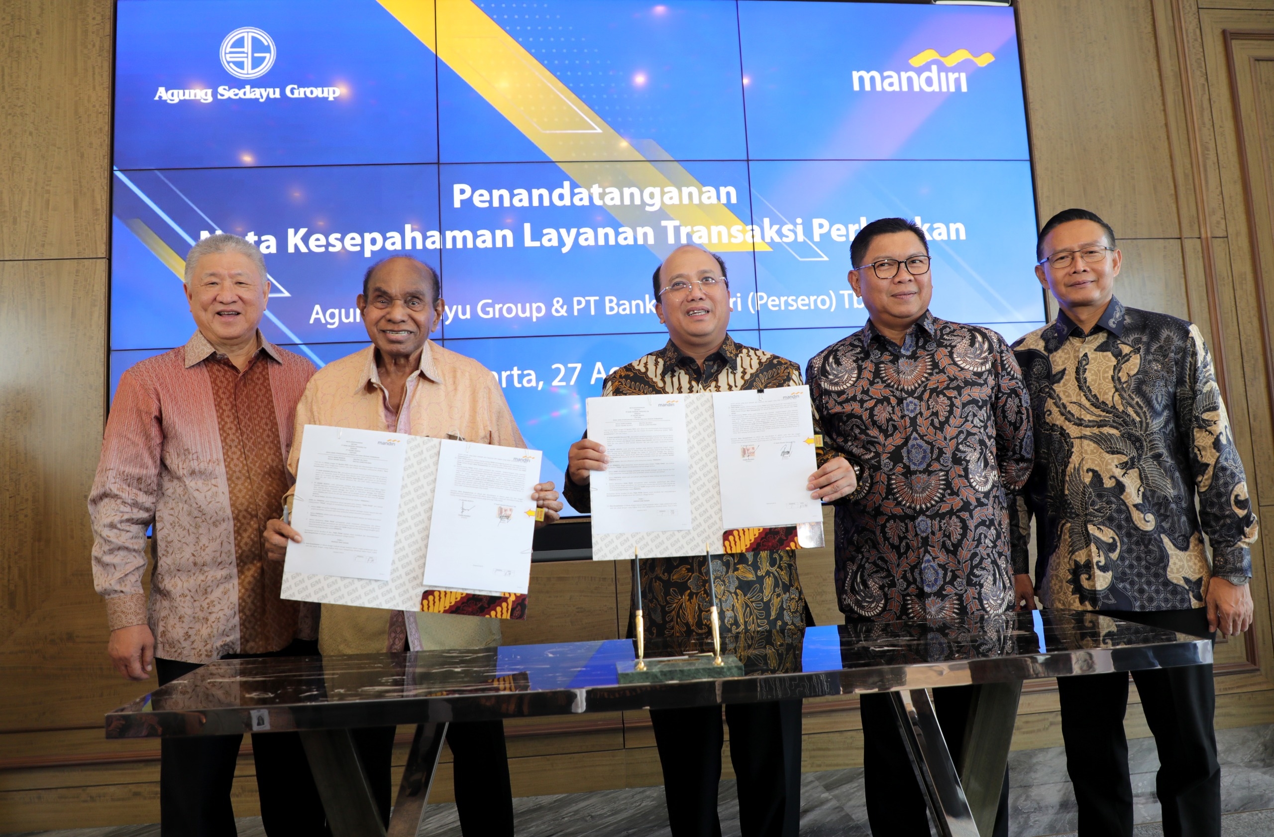 Perluas Ekosistem Properti, Healthcare dan Pendidikan, Bank Mandiri Gandeng Agung Sedayu Group dan Yayasan Buddha Tzu Chi Indonesia