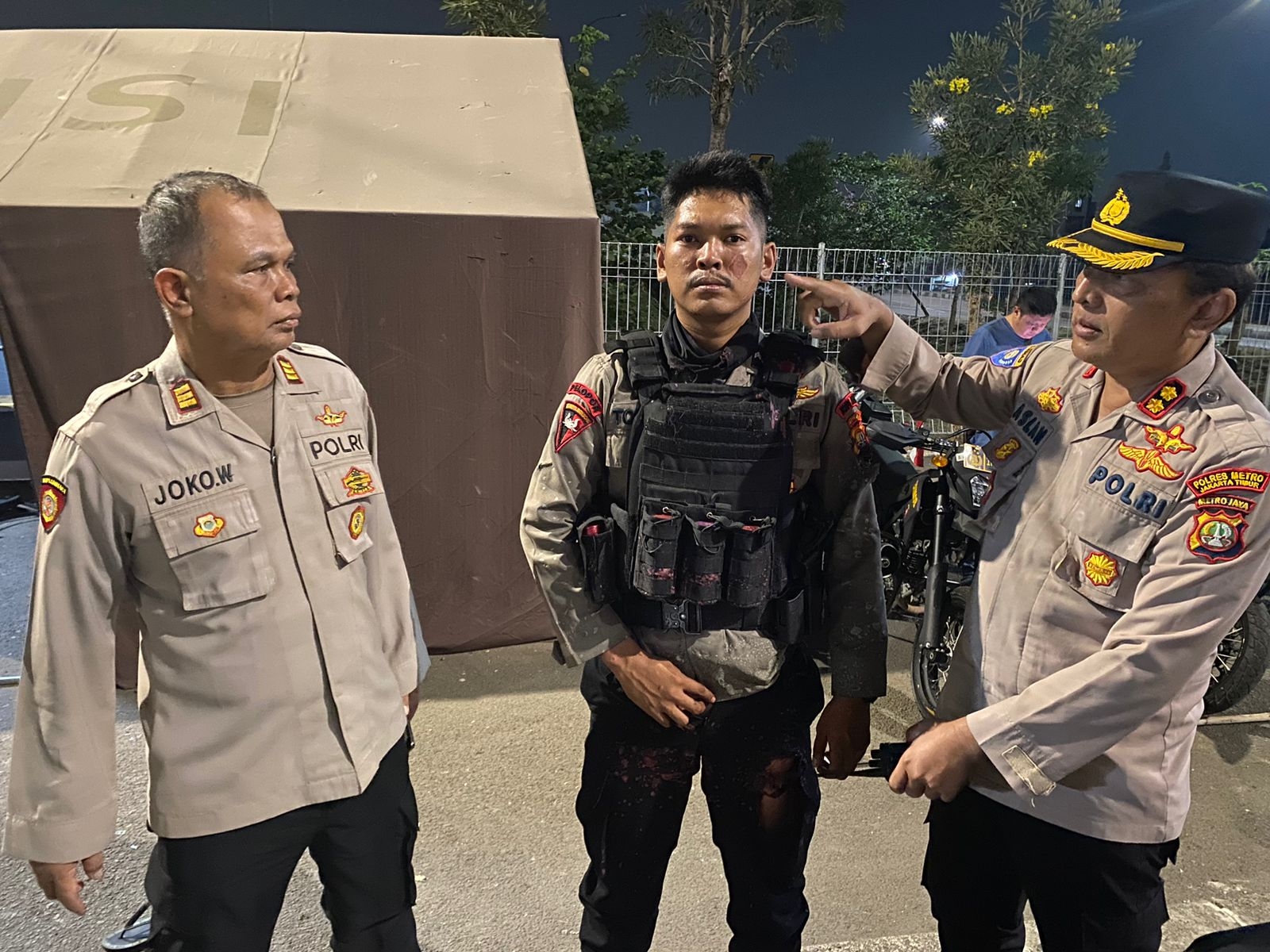 Polisi Bentuk Tim Gabungan Untuk Kejar Pelaku Penyiraman Air Keras ke Personel Brimob