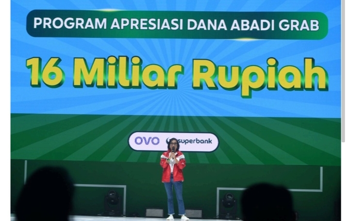 Grab-OVO Berikan Dana Apresiasi Rp16 Miliar untuk Mitra di Indonesia