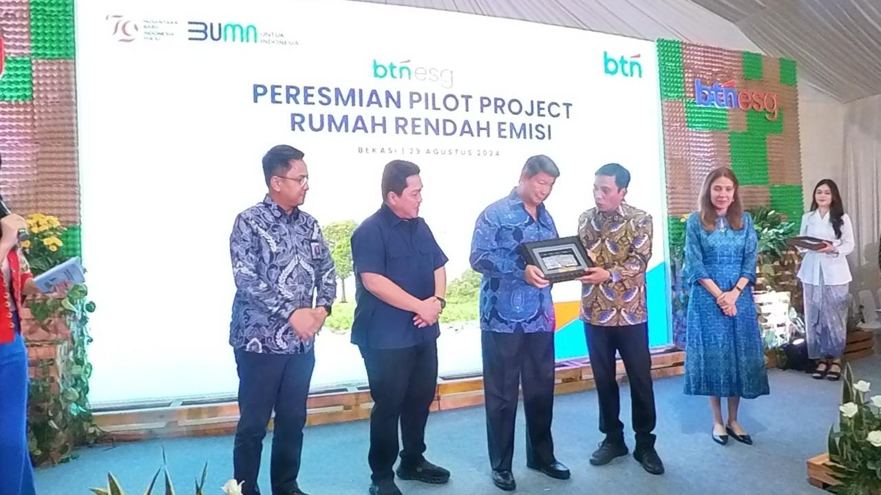 BTN Siapkan Dukungan Pembiayaan 150.000 Rumah Rendah Emisi