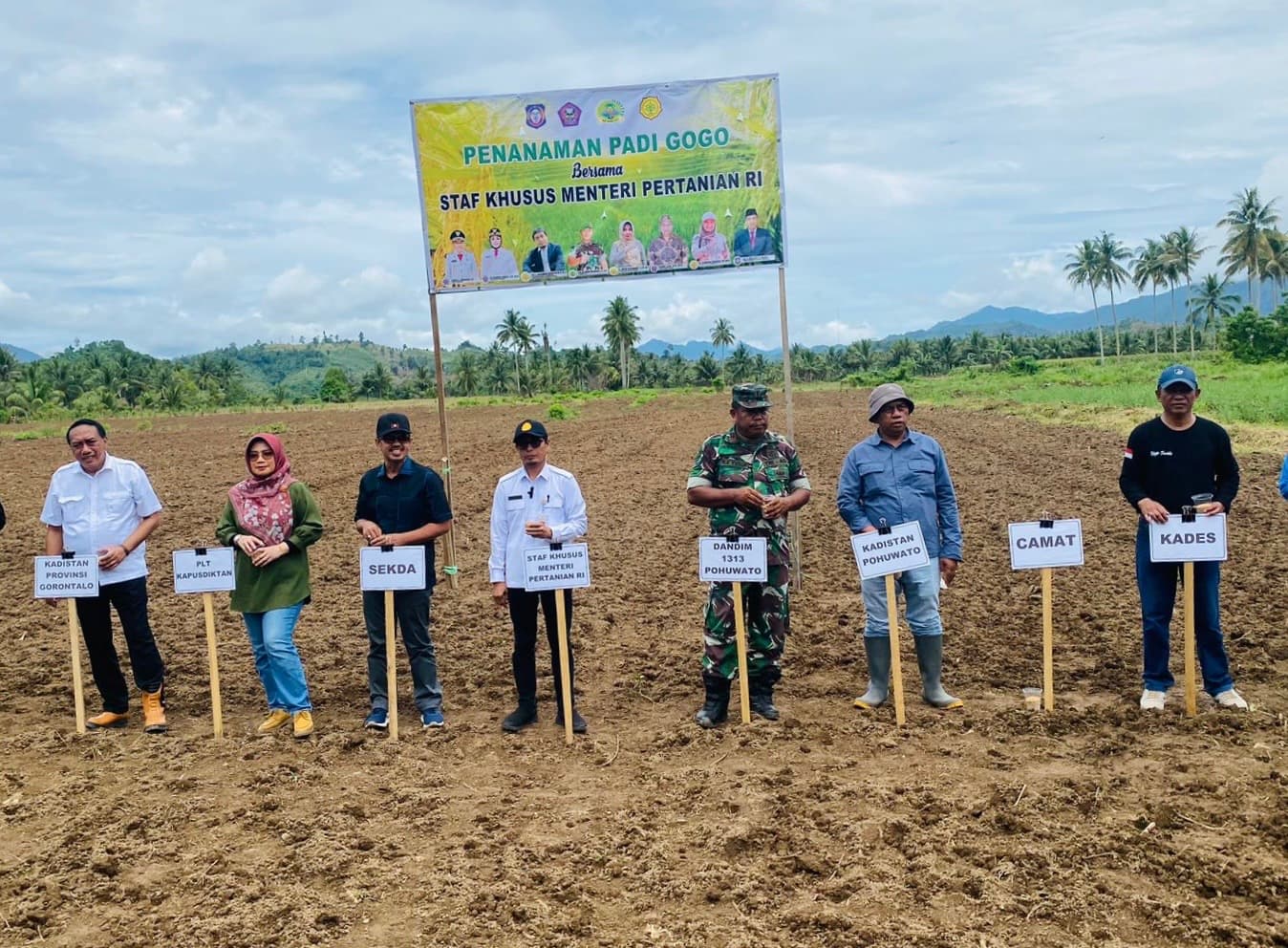 Kementan Tingkatkan Produktivitas dengan Penanaman Padi Gogo di Pohuwato