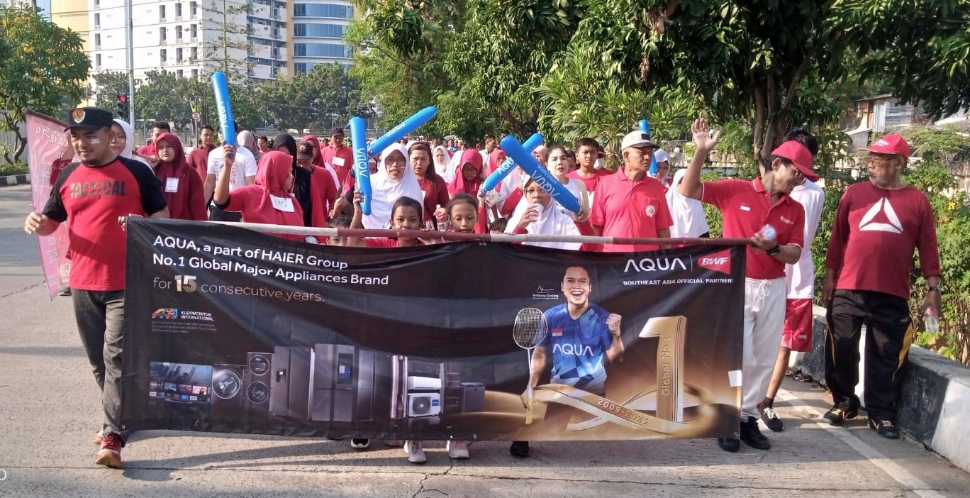 Gelar CSR, AQUA Elektronik Bagikan Produk Elektronik Saat Kemerdekaan RI ke-79