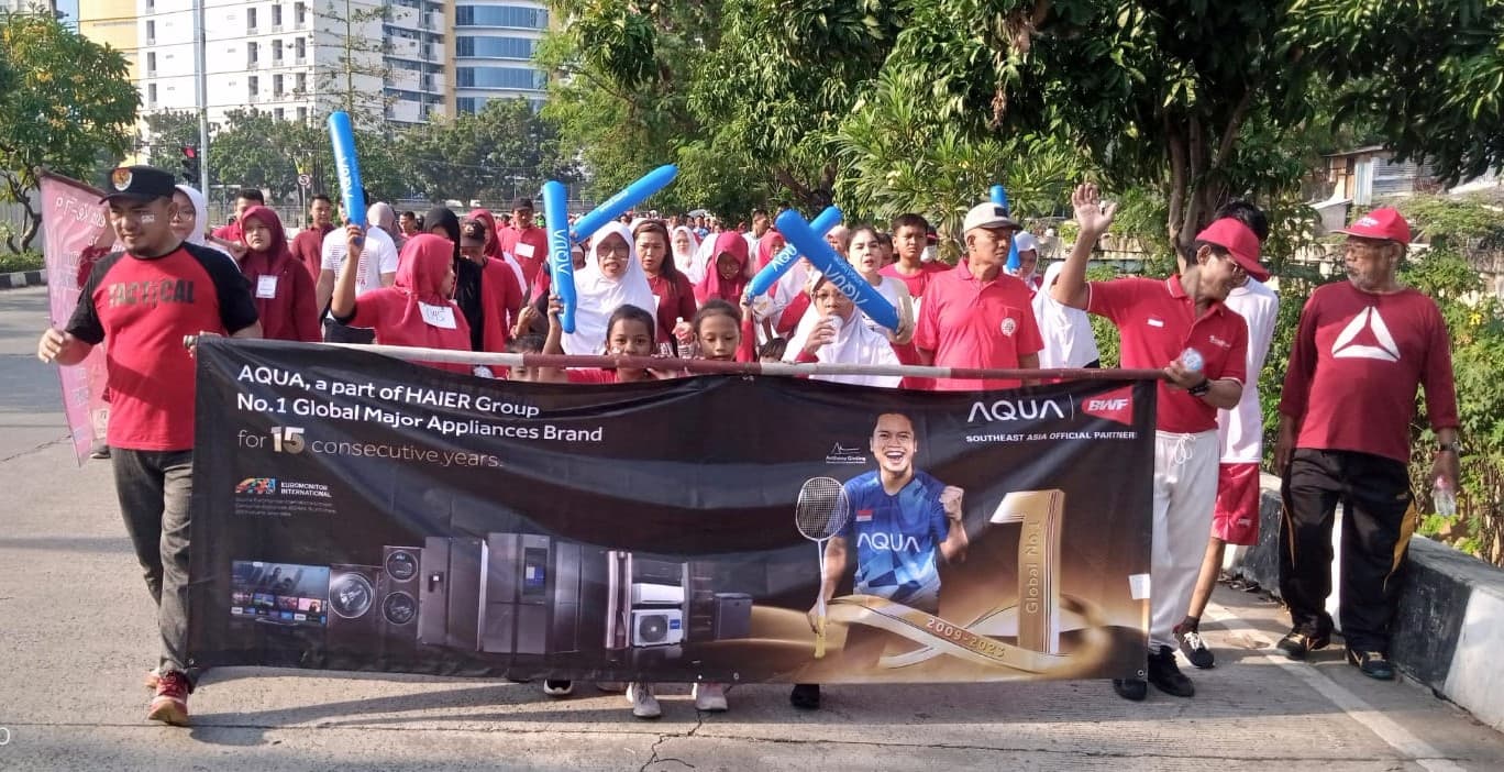 Gelar CSR, AQUA Elektronik Bagikan Produk Elektronik Saat Kemerdekaan RI ke-79