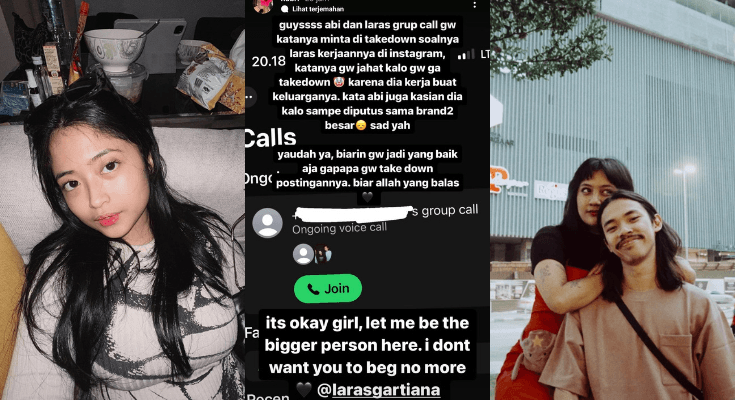 VIRAL Isi Chat Mesum Laras Gartiana Terbongkar di Media Sosial, Diduga Jadi Selingkuhan Pacar Nabila R!