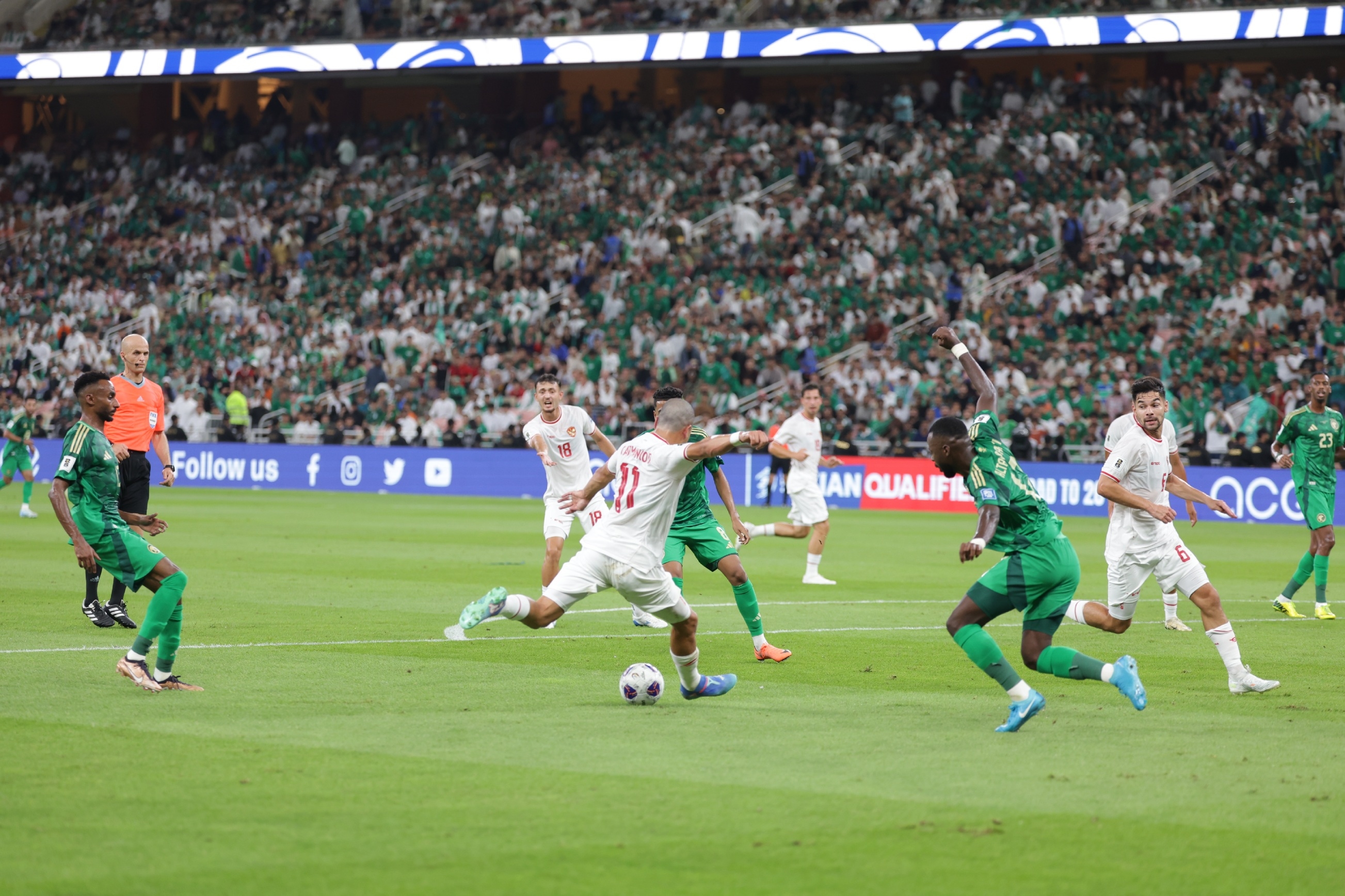 Babak I: Indonesia Sempat Unggul, Arab Saudi Samakan Kedudukan 1-1 di Menit Akhir
