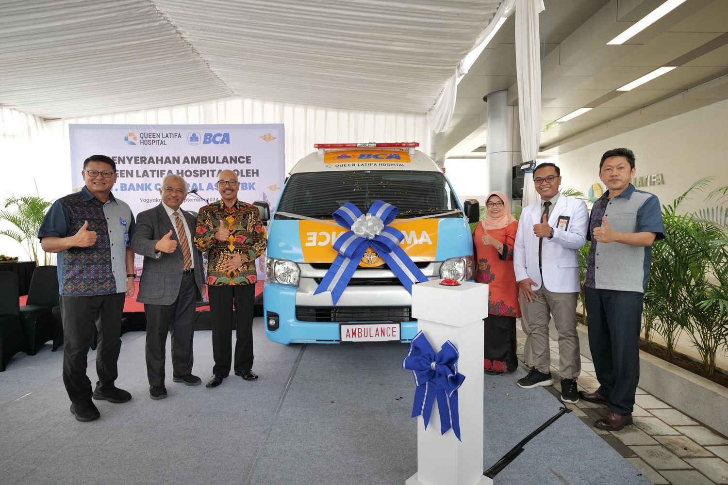 BCA Kerja Sama dengan RSU Queen Latifa Yogyakarta, Berikan Ambulans untuk Tingkatkan Layanan Kesehatan bagi Masyarakat