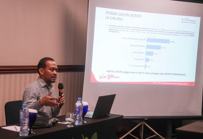 Survei LSI Denny JA: Elektabilitas Om Zein-Abang Ijo Melesat di Pilkada Purwakarta 2024