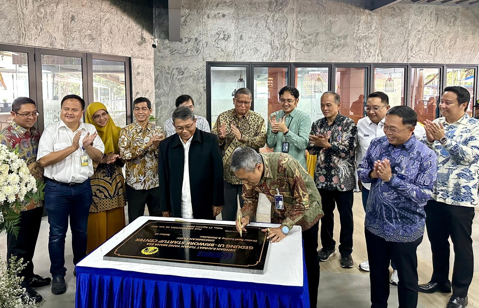 Gandeng Universitas Indonesia, Bank BRI Resmikan UI-BRI Work Startup Center