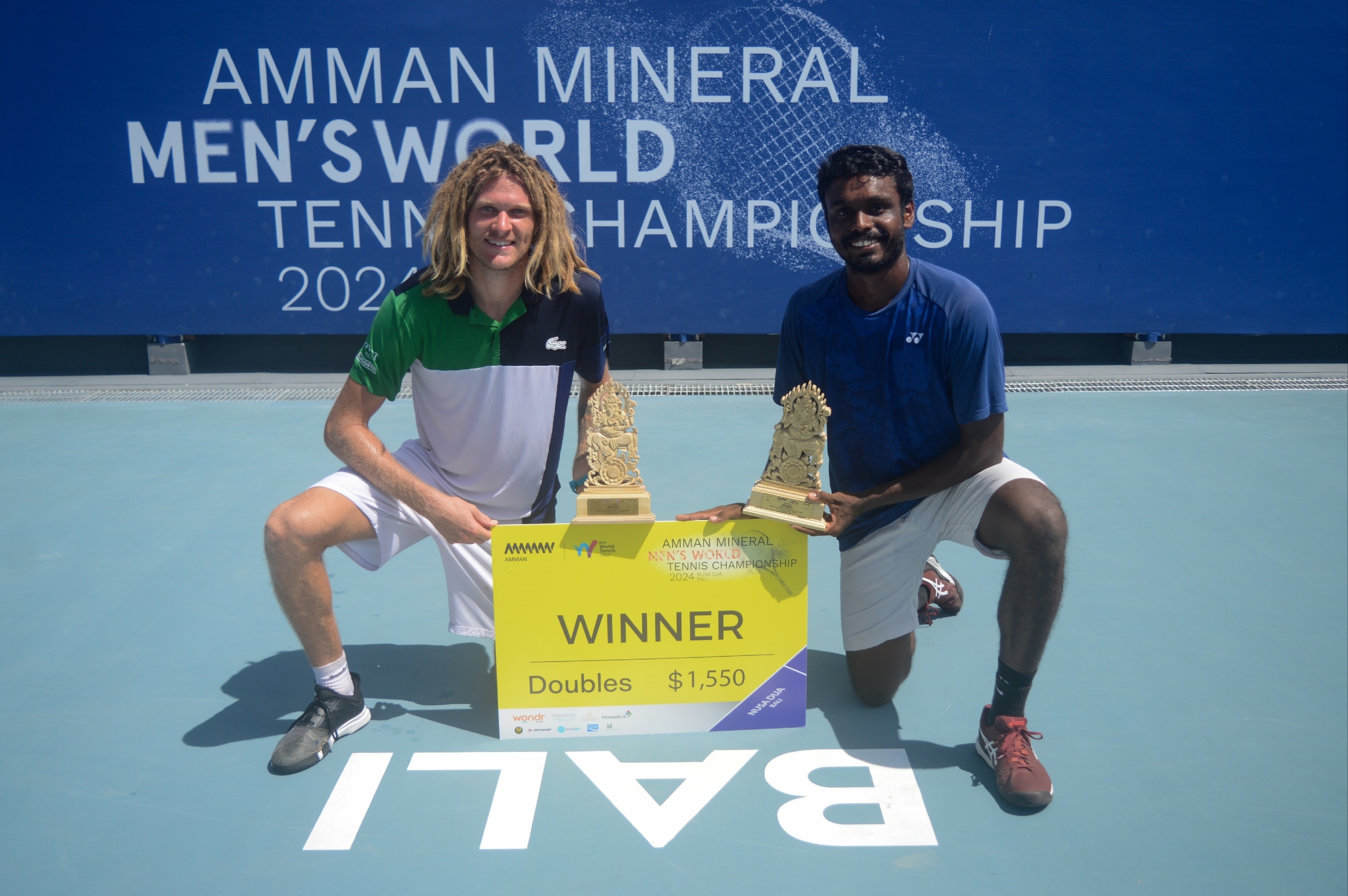 Amman Mineral Mens World Tennis Championship 2024: Bobrov/Ganta Juarai ITF M25 di Nusa Dua Bali