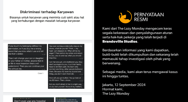 VIRAL Brandoville Studios Diduga Lakukan Penganiayaan terhadap Karyawannya, Mulai dari Diskriminasi hingga Kekerasan Fisik!