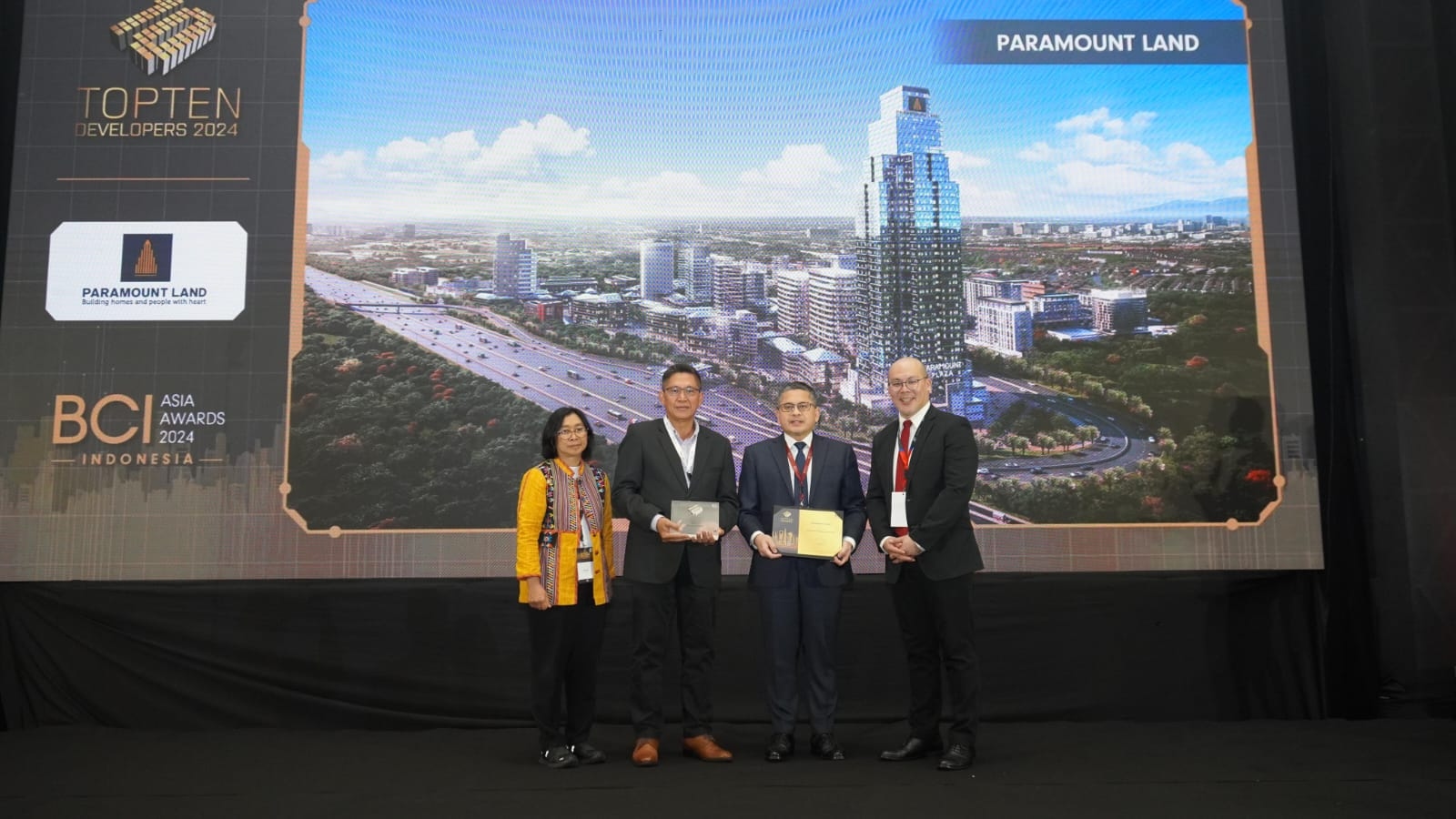 Tiga Tahun Berturut, Paramount Land Raih Top 10 Developers, BCI Asia Awards 2024