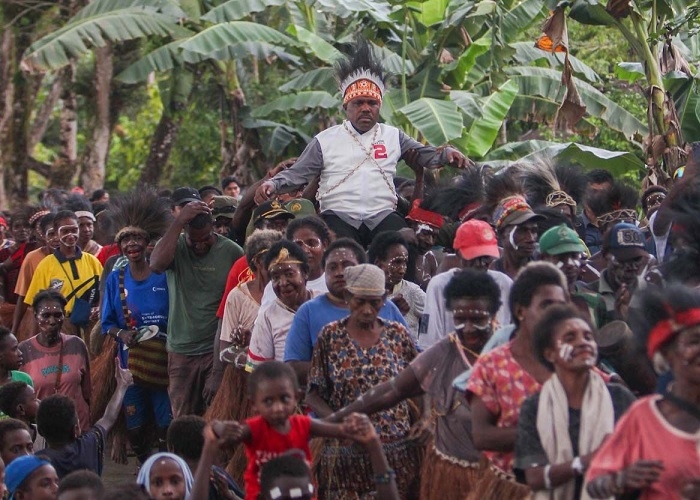 Masyarakat Kampung Iwaka Siap Perjuangkan Maximus-Peggi Pimpin Kabupaten Mimika