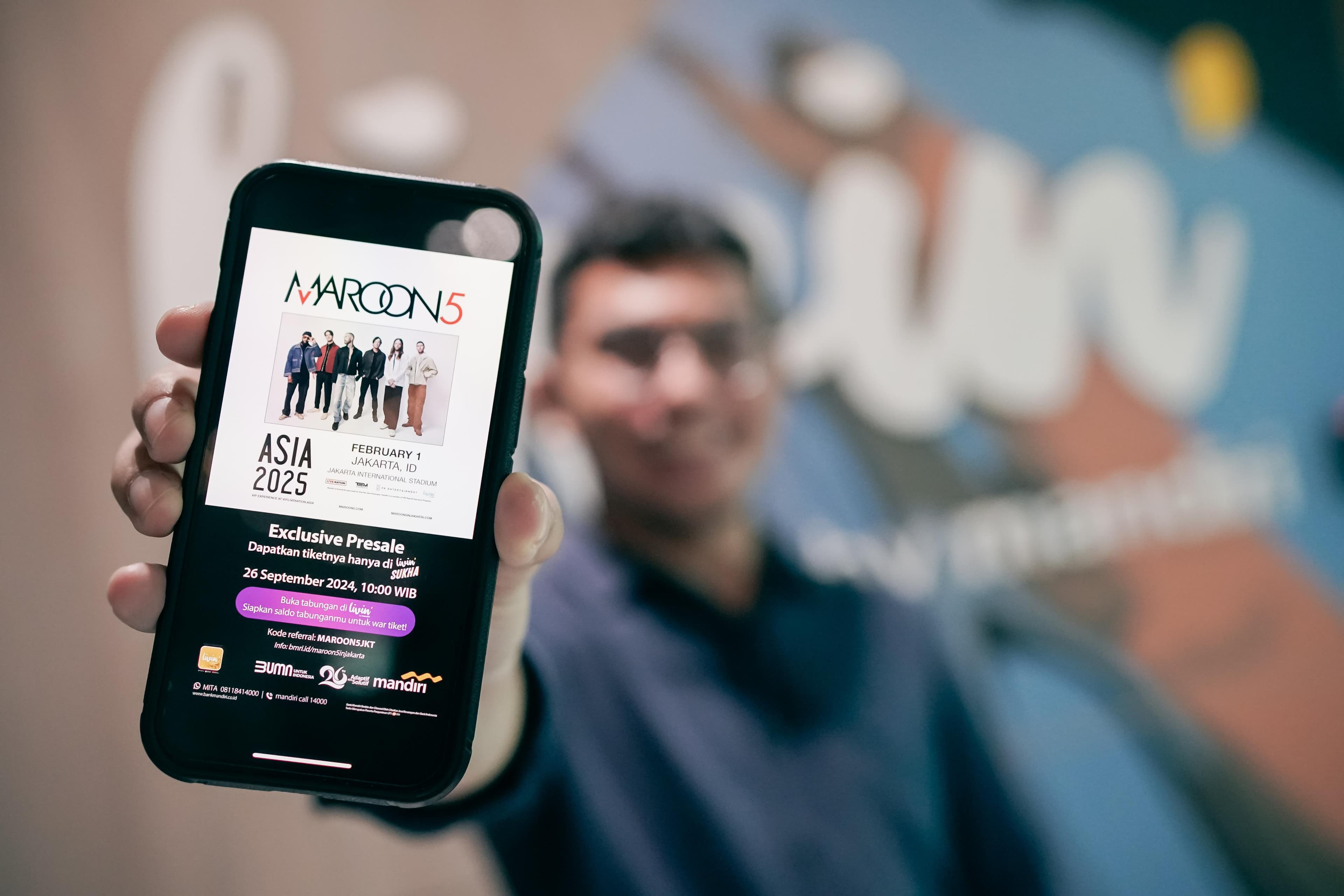 S.I.N Harus Tau! Tiket Pre-Sale Maroon 5 Jakarta Dijual 26 September 2024, Eksklusif di Livin’ Sukha