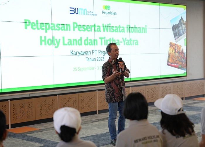 Apresiasi Kinerja, Pegadaian Berangkatkan Karyawan Terbaik untuk Wisata Religi