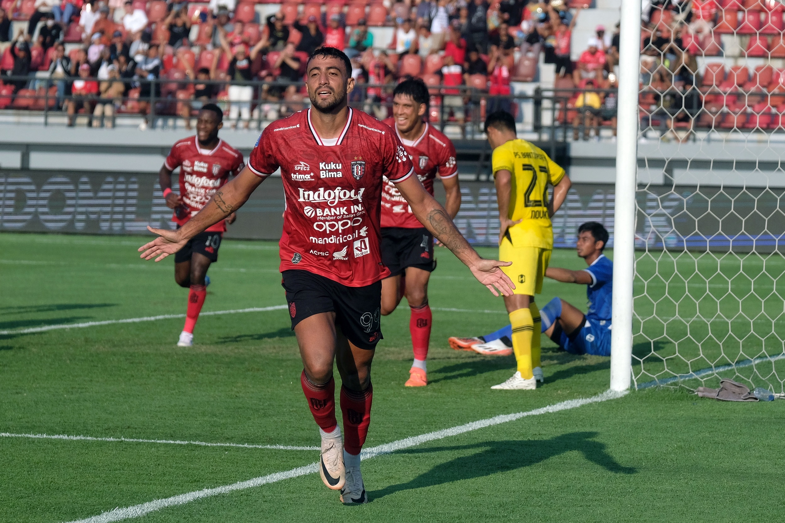 Bali United vs Barito Putera: Drama 5 Gol, Everton Menangkan Serdadu Sridatu di Ujung Laga