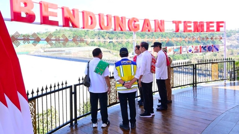 Diresmikan Jokowi, Bendungan Temef Diharapkan Tingkatkan Kesejahteraan Masyarakat NTT