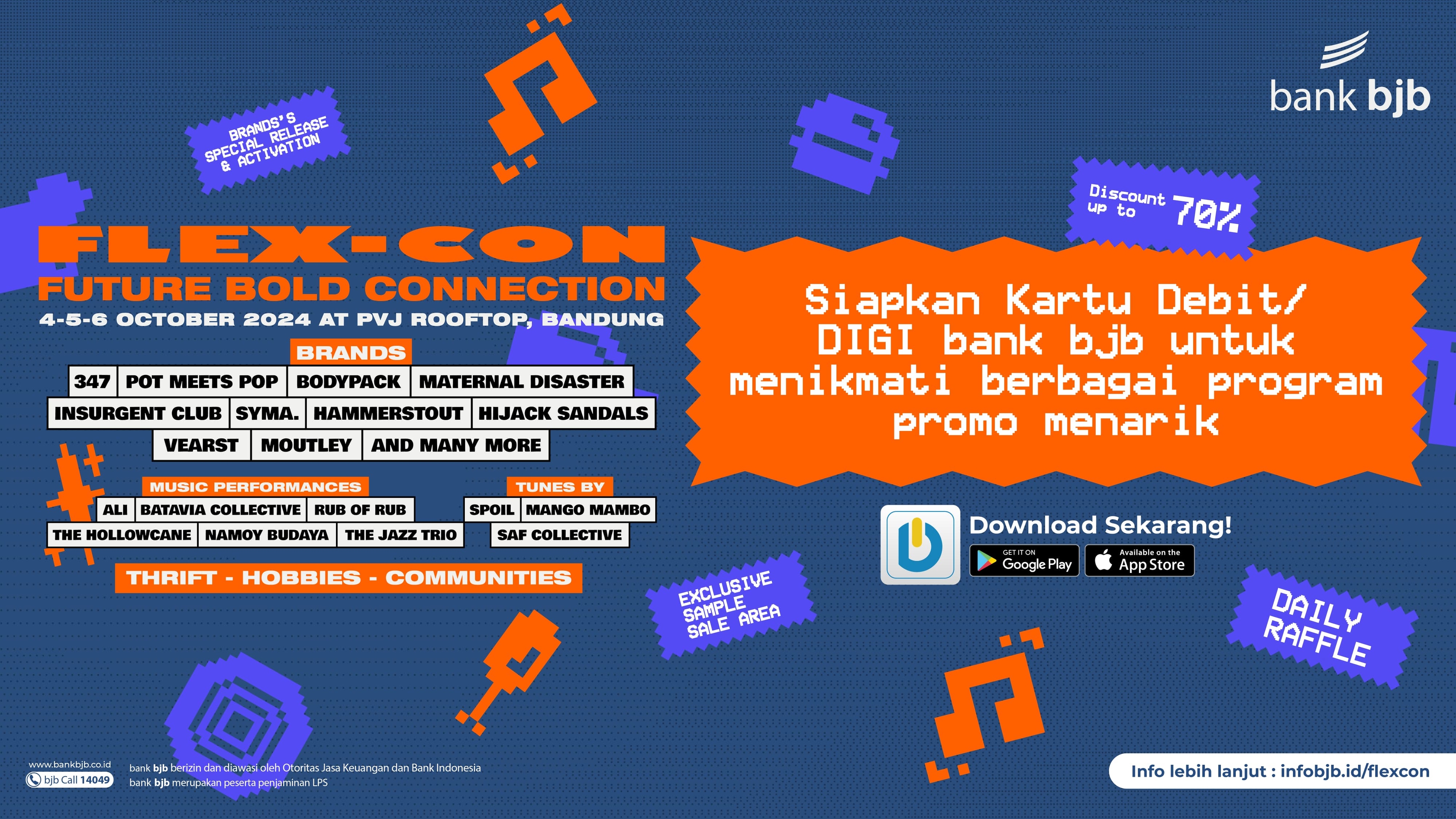 Pakai DIGI by bank bjb, Dapatkan Promo Menarik di Event FLEX-CON 2024