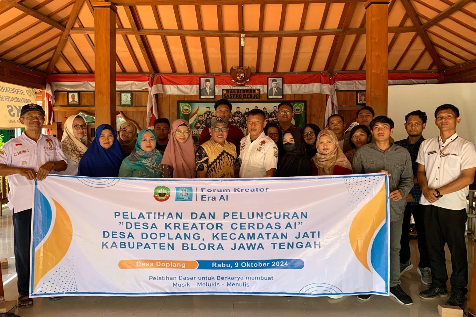 Desa Doplang Jadi Pelopor Kreativitas Berbasis AI di Indonesia