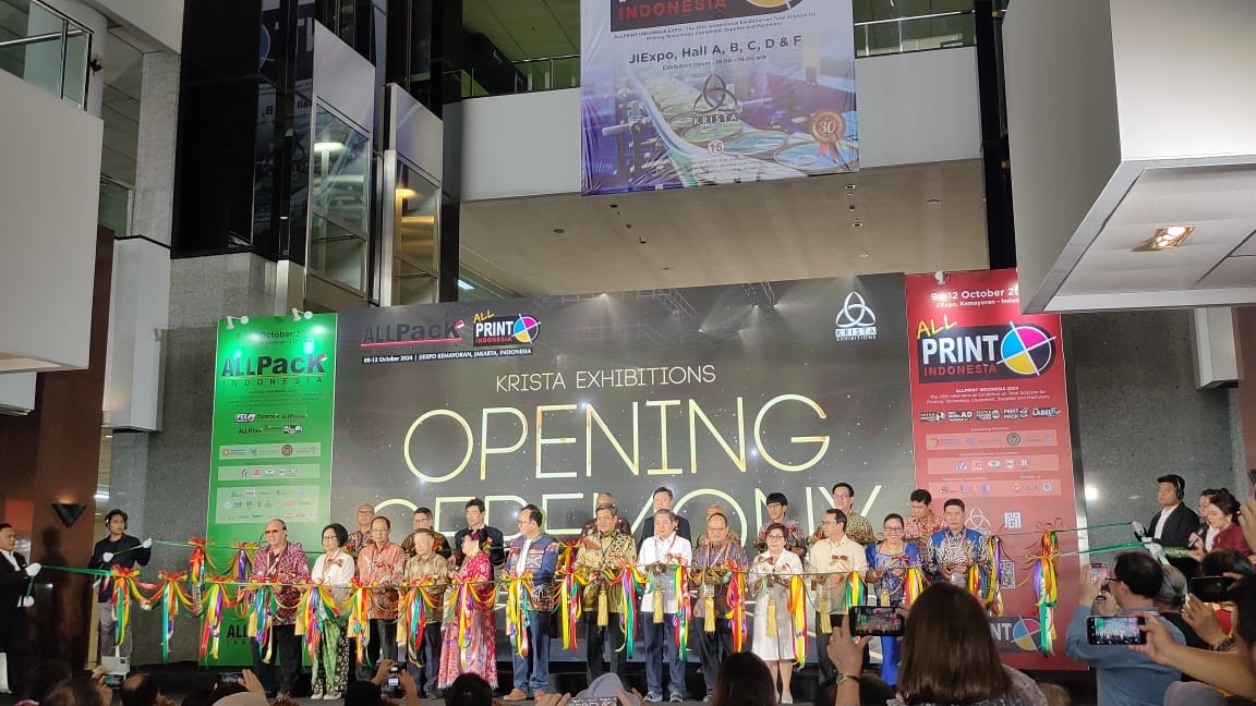 Resmi Dibuka, Pameran AllPack Indonesia dan AllPrint Digelar 9-12 Oktober