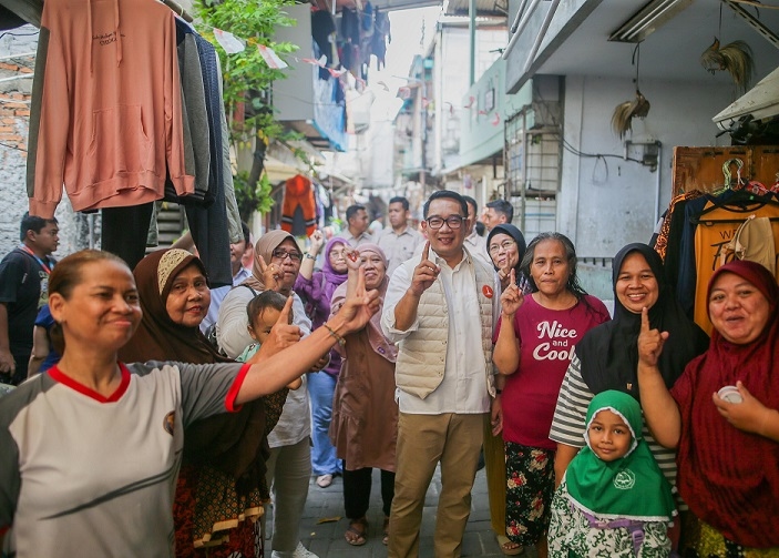 Jadi Calon Gubernur Pertama yang Blusukan ke RW 04 Kebon Jeruk, Ridwan Kamil Dapat Apresiasi Warga
