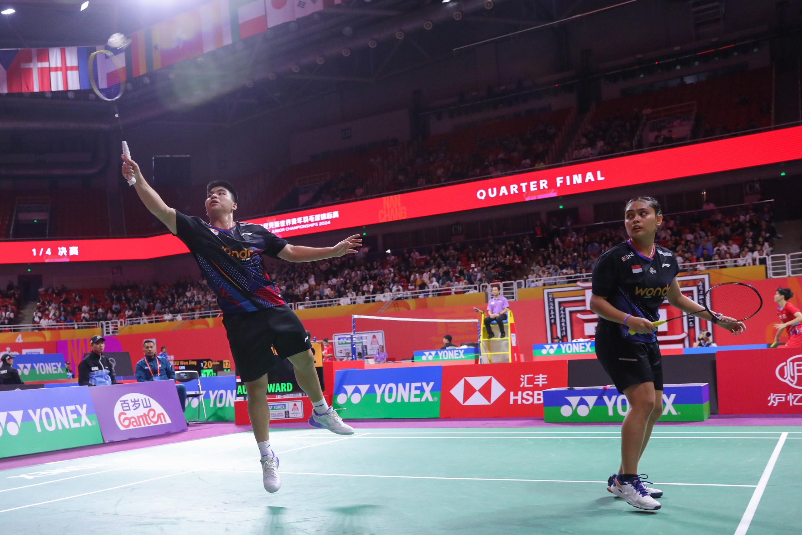 Kejuaraan Dunia Bulutangkis Junior: Darren/Bernadine Takluk, Ganda Campuran Indonesia Habis