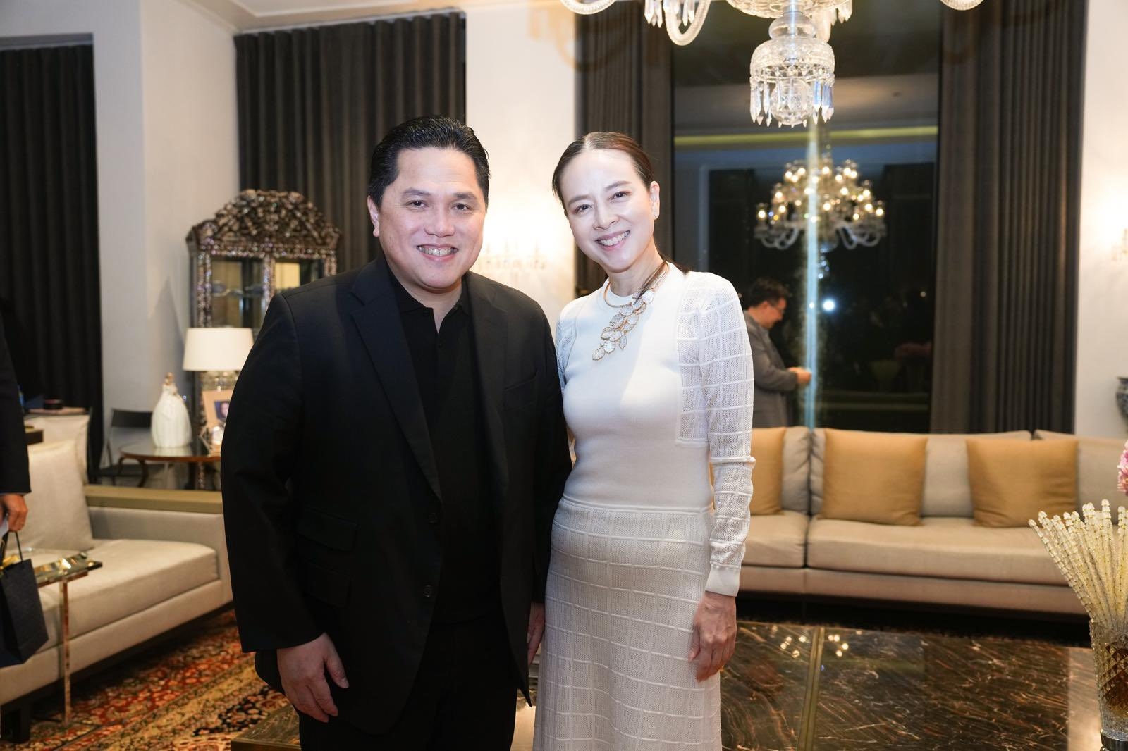 Berkunjung ke Thailand, Erick Thohir Kembali Dapat Dukungan untuk Timnas Indonesia dari Madam Pang