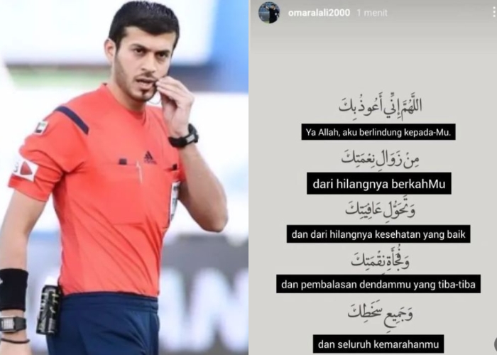 Wasit Omar Muhamed Al Ali Unggah Doa Perlindungan Jelang Timnas Indonesia vs China, Netizen: Cemas Kau Bang?