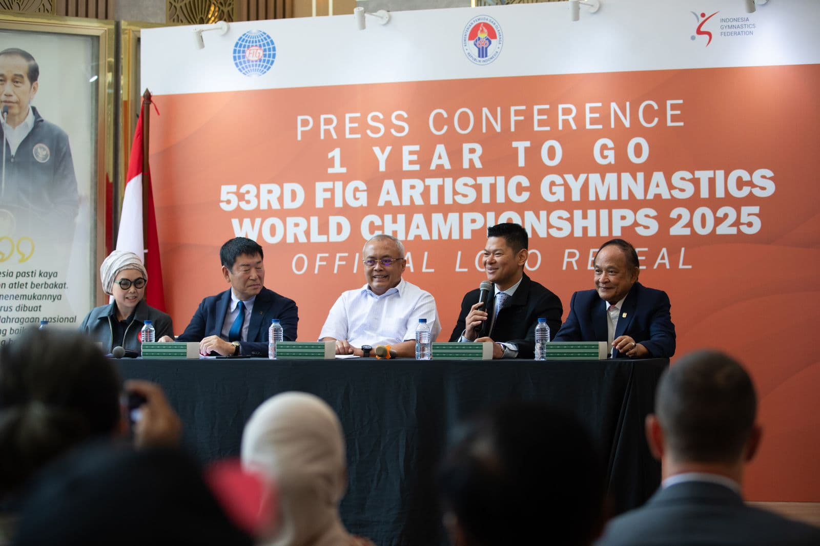 Kemenpora dan Persani Luncurkan Logo Kejuaraan Dunia Senam Artistik, Usung Tema 'Move to Inspire'