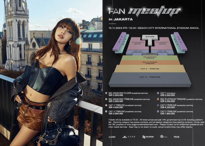 Jangan Sampai Kehabisan! Ini Cara Beli Tiket Fan Meetup Lisa BLACKPINK di Jakarta, Lengkap dengan Harganya