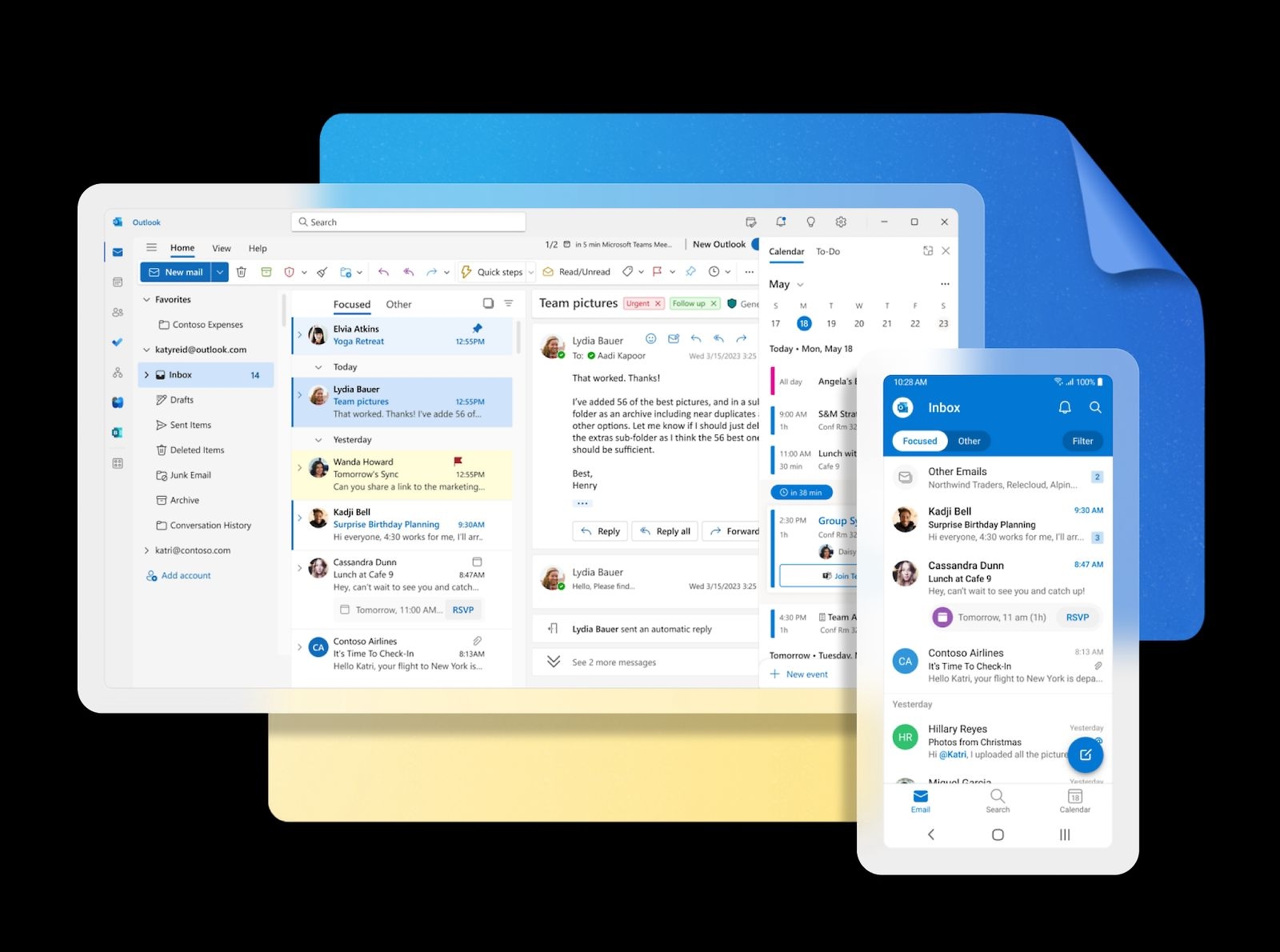 Microsoft Outlook Hadir dengan Tampilan Baru dan Tema AI