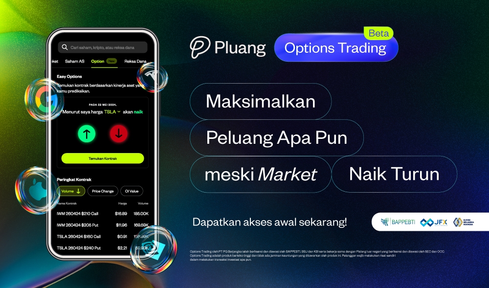 Platform Investasi Pluang Luncurkan Opsi Saham AS, Terobosan Baru dalam Investasi di Indonesia