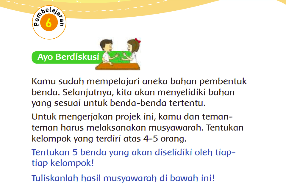 Kunci Jawaban Tema 3 Kelas 3 Halaman 50-51, Ayo Berdiskusi!