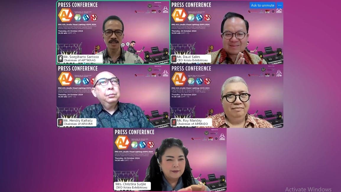 Gelaran Pro AVL 2024 Hadir dari 29-31 Oktober, Pamerkan Teknologi Audio Visual dan Lightning Terkini