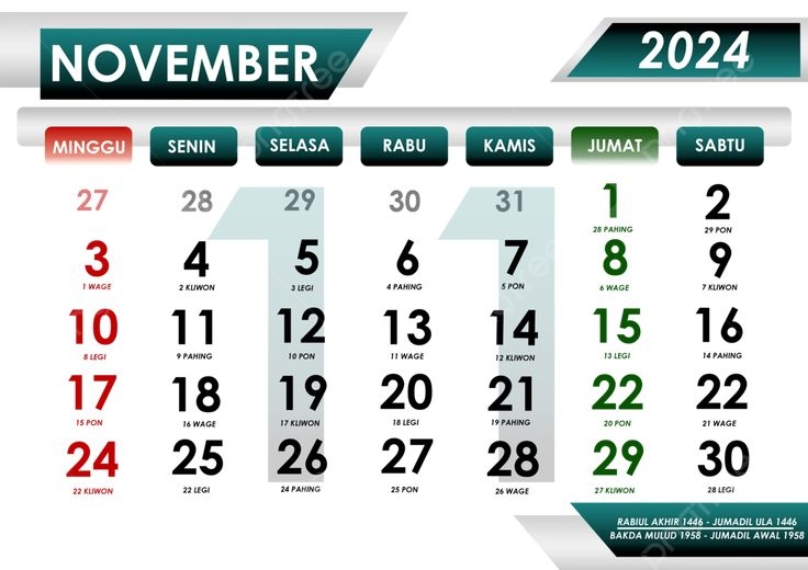 Daftar Hari Besar Nasional dan Internasional di Bulan November 2024, Ada Libur Panjang