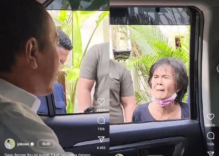 Nekat Cegat Mobil Jokowi, Ibu-ibu Ini Ngadu Soal Ganti Rugi Lahan untuk Proyek Jalan Tol Samarinda!