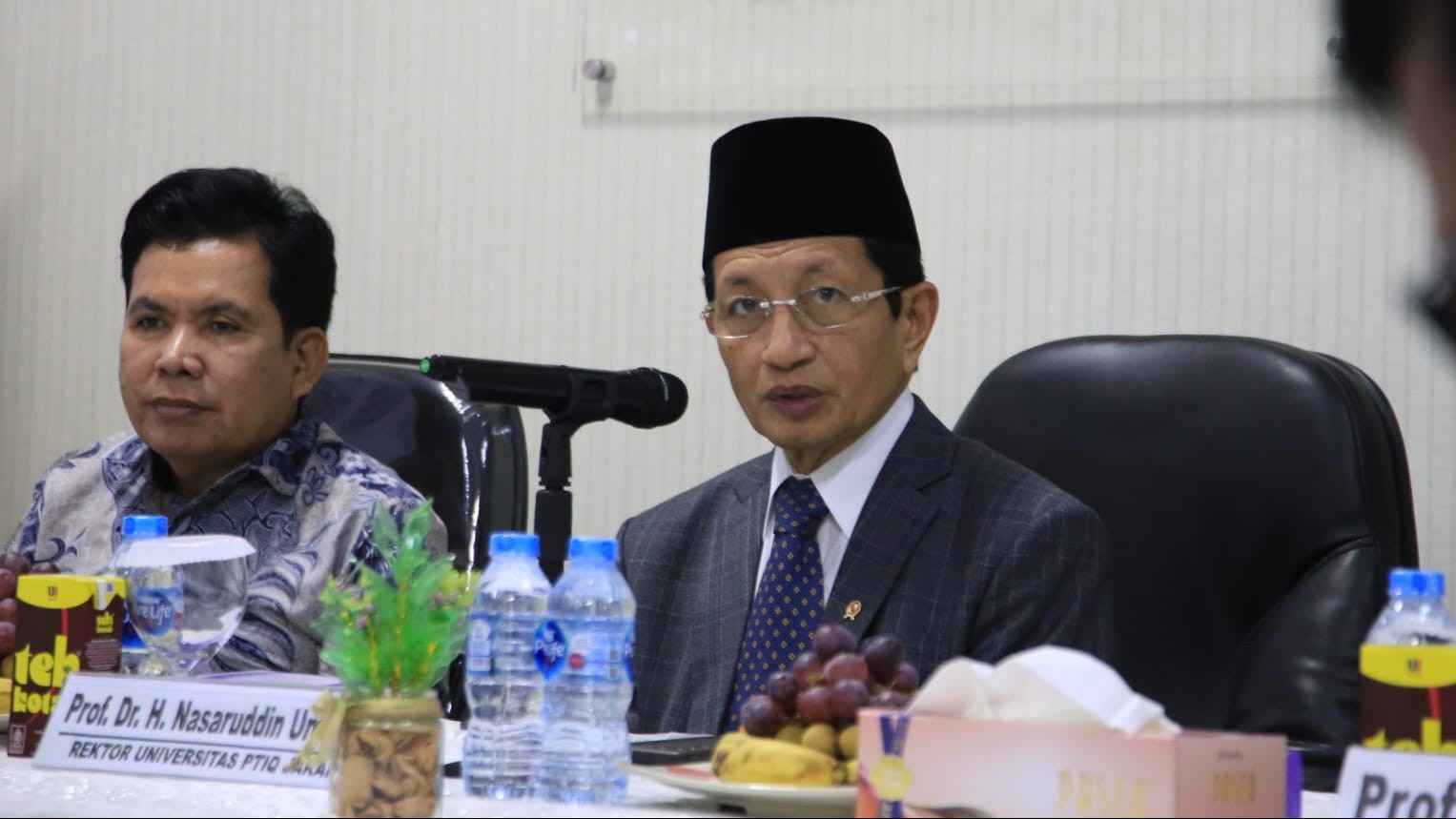 Menag Nasaruddin Umar Hadiri Asesmen Lapangan Program Studi Magister Ekonomi Syariah di Universitas PTIQ Jakarta