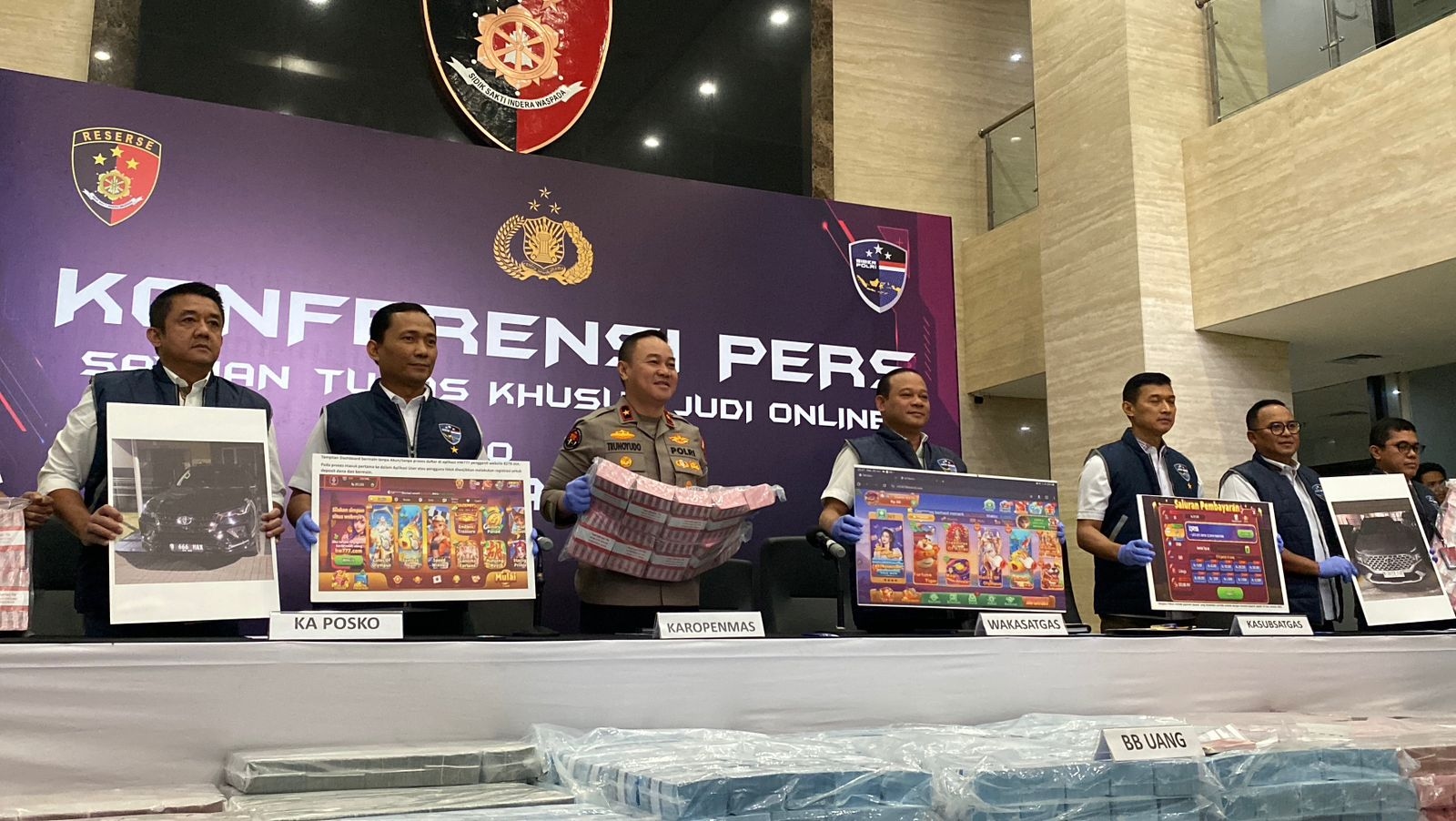 Bareskrim Tetapkan Tiga Tersangka Terkait Kasus Judi Online SLOT8278, Ini Peranannya