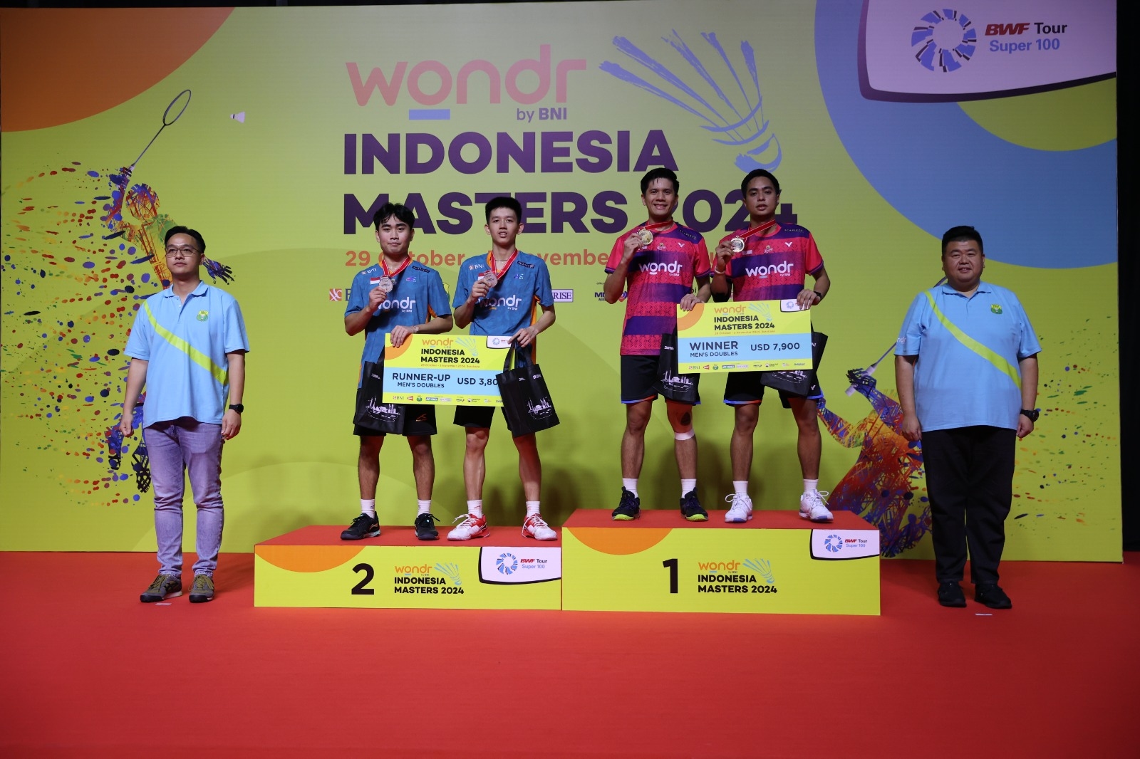 Indonesia Masters: Tuan Rumah Boyong 4 Gelar Juara, Minus Ganda Putri