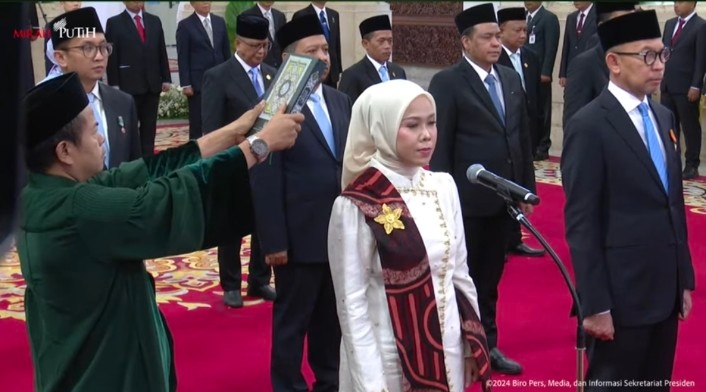 Prabowo Lantik Iffa Rosita Jadi Komisioner KPU Gantikan Hasyim Asy'ari