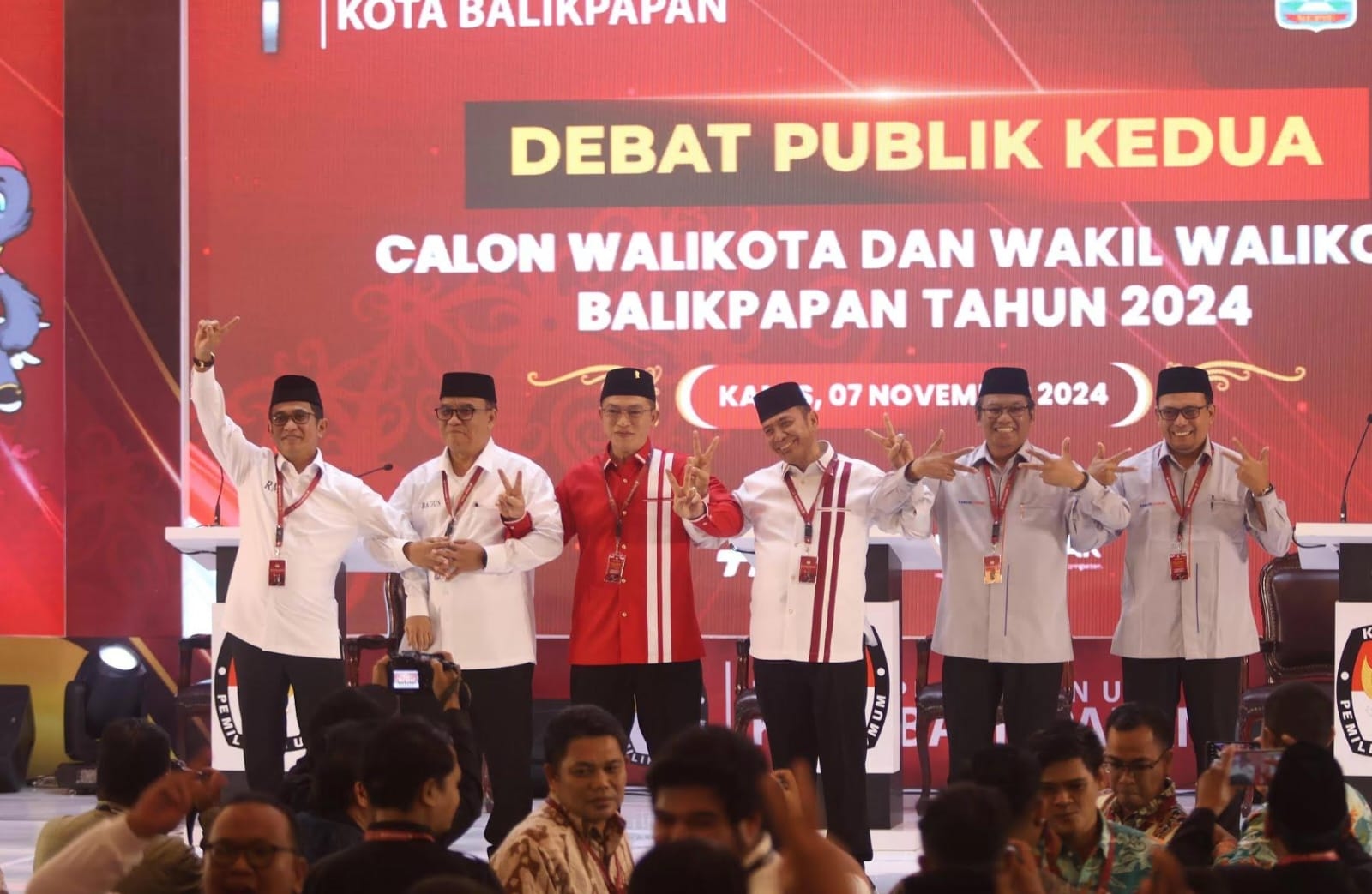 Paslon 01 Tunjukkan Pengalaman dan Keunggulan dalam Debat Pilkada Balikpapan 2024