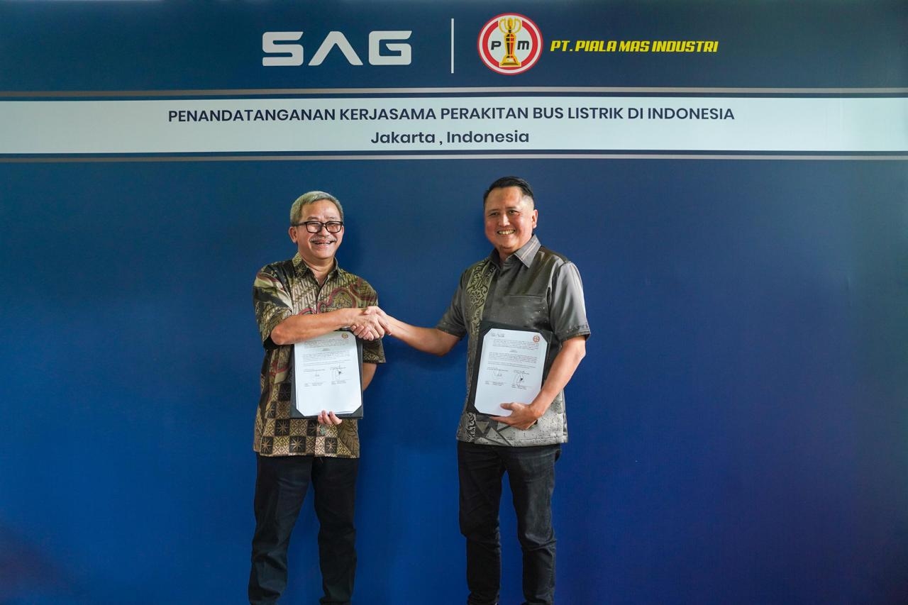 Gandeng Karoseri Piala Mas, SAG Siap Wujudkan Bus Listrik dengan Nilai TKDN Sesuai Regulasi Pemerintah