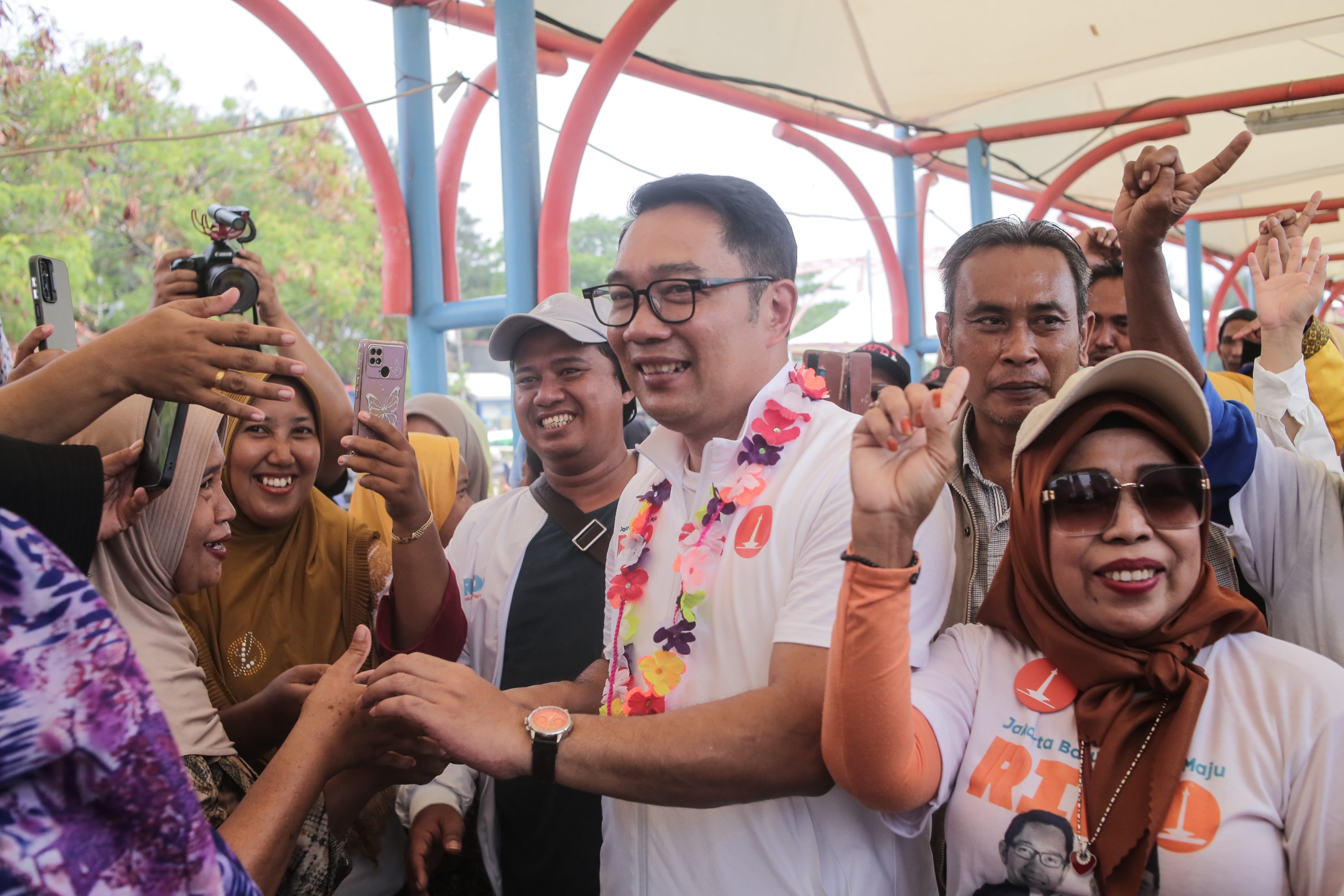 Terus Serap Aspirasi Warga, Ridwan Kamil Optimistis Menang Satu Putaran