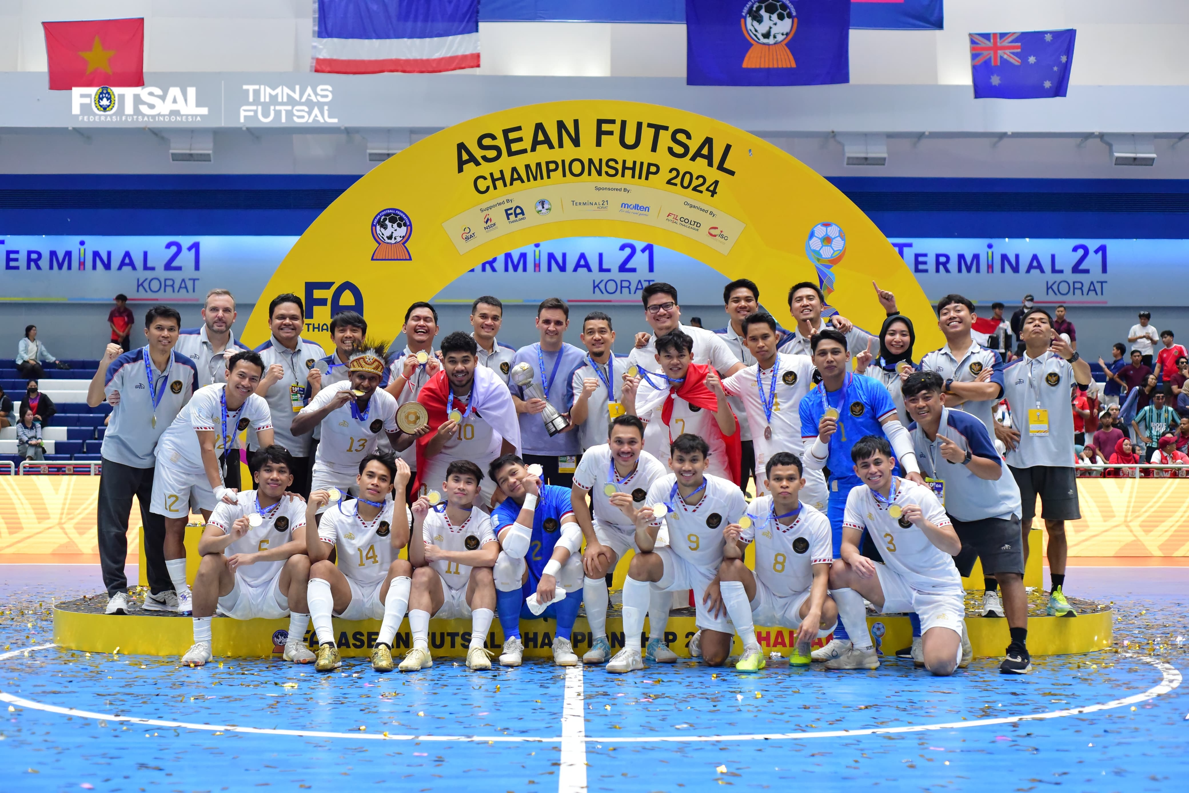 Timnas Futsal Indonesia Juara Piala AFF 2024, FFI Sebut Dukungan PSSI dan Kemenpora
