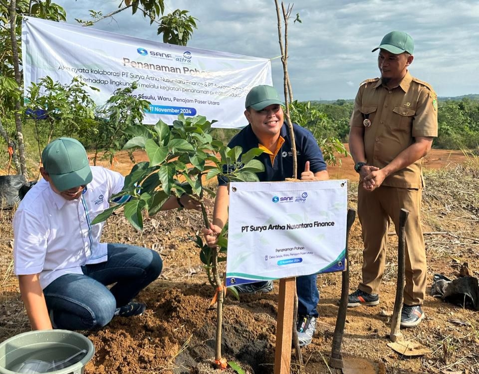 Dorong Konservasi Alam, SANF - Asuransi Astra Kolaborasi Penanaman Pohon di Kalimantan Timur